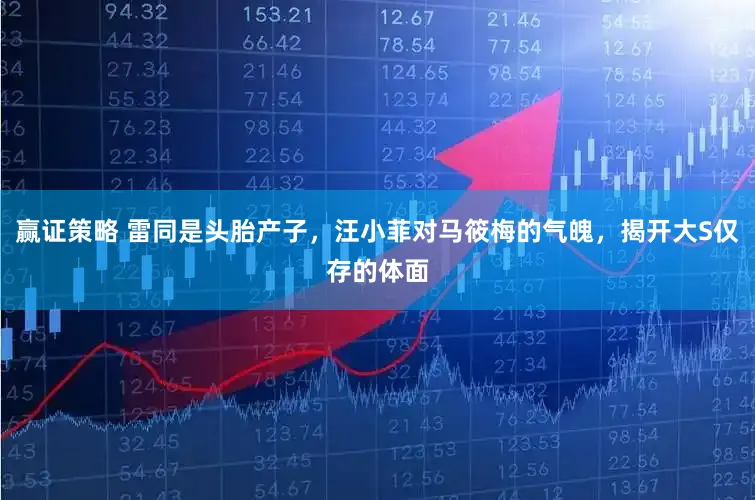 赢证策略 雷同是头胎产子,汪小菲对马筱梅的气魄,揭开大S仅存的体面