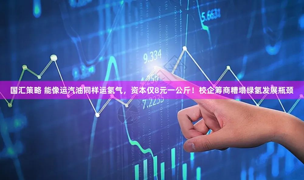 国汇策略 能像运汽油同样运氢气，资本仅8元一公斤！校企筹商糟塌绿氢发展瓶颈