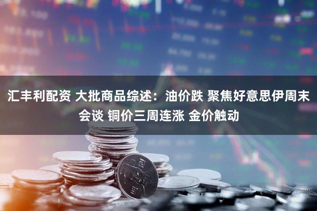 汇丰利配资 大批商品综述：油价跌 聚焦好意思伊周末会谈 铜价三周连涨 金价触动